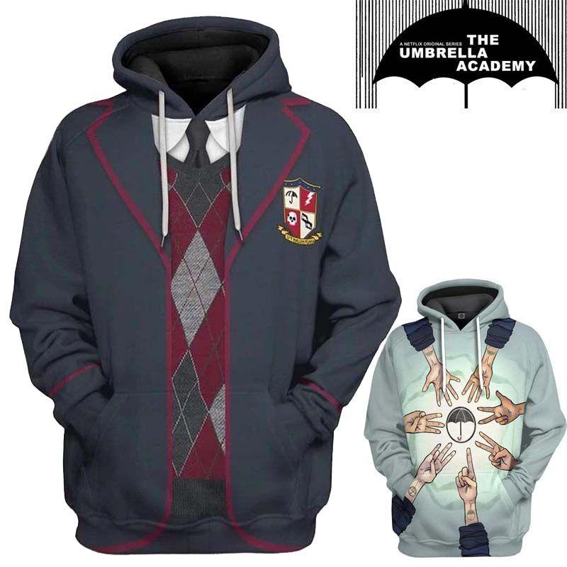 The Umbrella Academy Costume Hooded Jacket Soft And Comfortable Pullover Sweatshirt