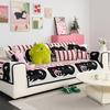 Cartoon Sofa Cushion Universal In All Seasons  New Dopamine One-Piece Cover Cloth Straight Row Leather Sofa Seat Cushion Non-Slip