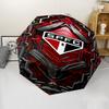 São Paulo FC logo Print Automatic Umbrella, 8 Rib Iron Frame, Plastic Handle, Suitable for Outdoor Travel &Daily , Ideal Gift