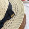 Spring and Summer New Products, Hand-woven Hollow Short Brim Neutral Wind Top Hat, Vacation Travel Shading Straw Beach Hat, Flat Top Hat