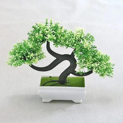 Latest 1 Pcs Artificial Bonsai Flower Tree with Designer Pot for Home Decor,Artificial Plant Bonsai Fake Tree, Living Room