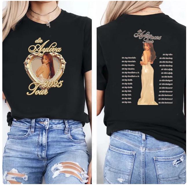 

Футболка Ayliva Tour 2025, Унисекс Мерч с концерта, Подарок для фанатов, Классическая футболка M