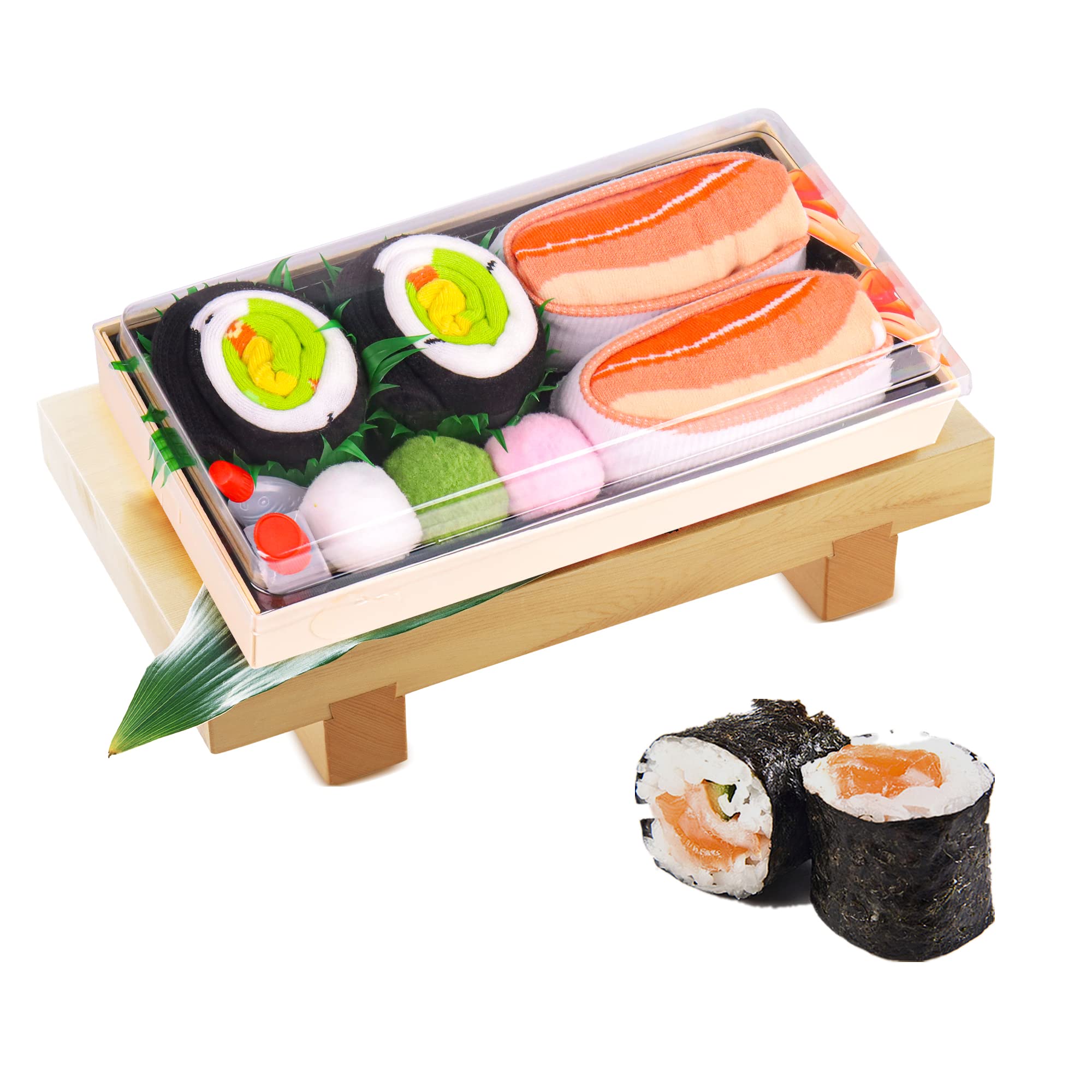 

РЕПЕШОК Носки-коробка для суши для и Мальчиков Смешной подарок для мужчин и Популярный Милый и Стильный Хлопковый Комплект из 2 пар Подарок на день Мужчины, Женщины, - Женщины, День отца,