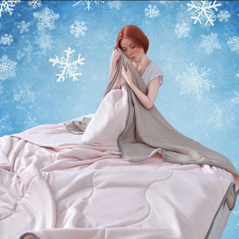 3-In-1 Lightweight Summer Ac Quilt With Wave-Quilt Tech & Skin-Friendly Fabric | All-Season Dorm/Home Cooling Bedding