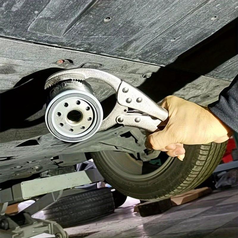 Adjustable Multi-Function Engine Oil Filter Wrench Clamp Grid Oil Change Car Disassembly Tool Repair Clamp Filter Wrench