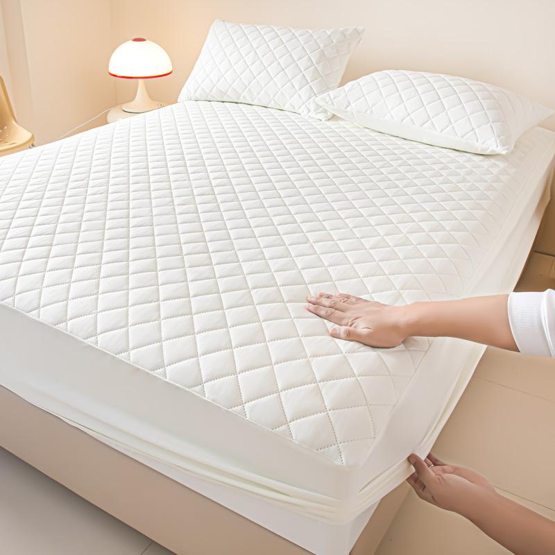 1 X Waterproof Mattress Protector - Thickened, Machine Washable, Waterproof Bedding Protector for Bedrooms, Dormitories- Pillowcase Not Included