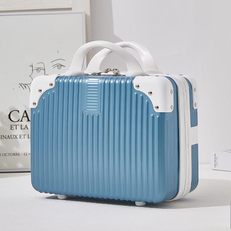 Mini Handbag 14" Makeup Case: Small Suitcase-Style Storage & Gift Box