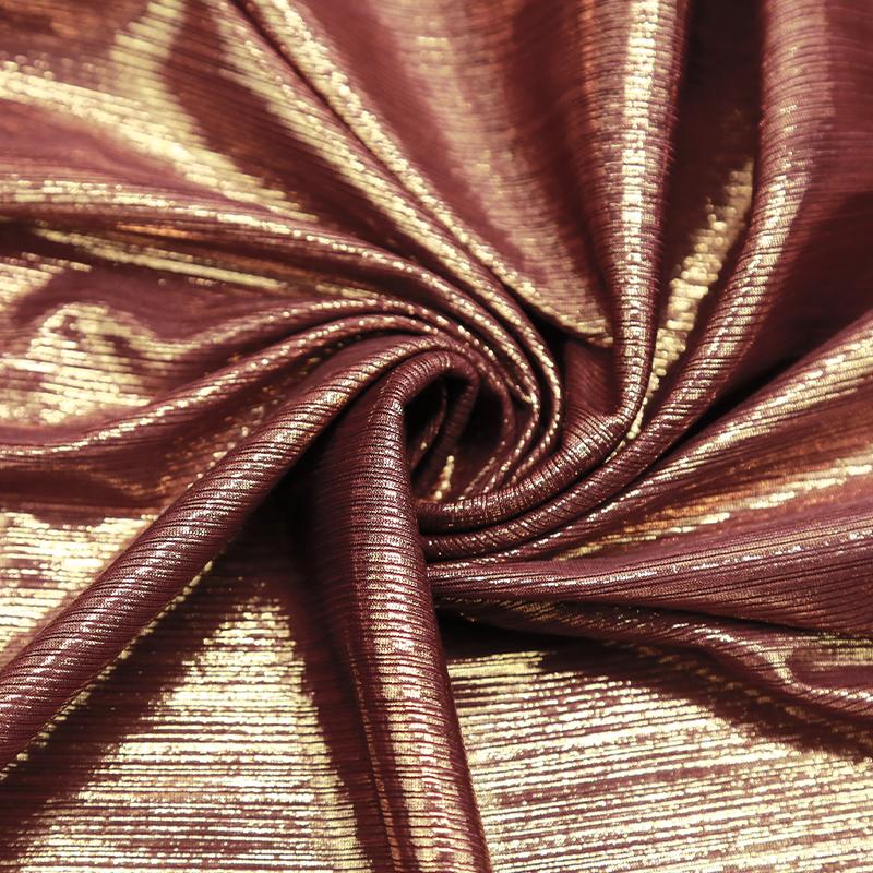Sparkling Elastic Fabric for Dance Wear Costumes Dress Gilded Soft Stretch Fabric Background Decoration Clothing DIY Material
