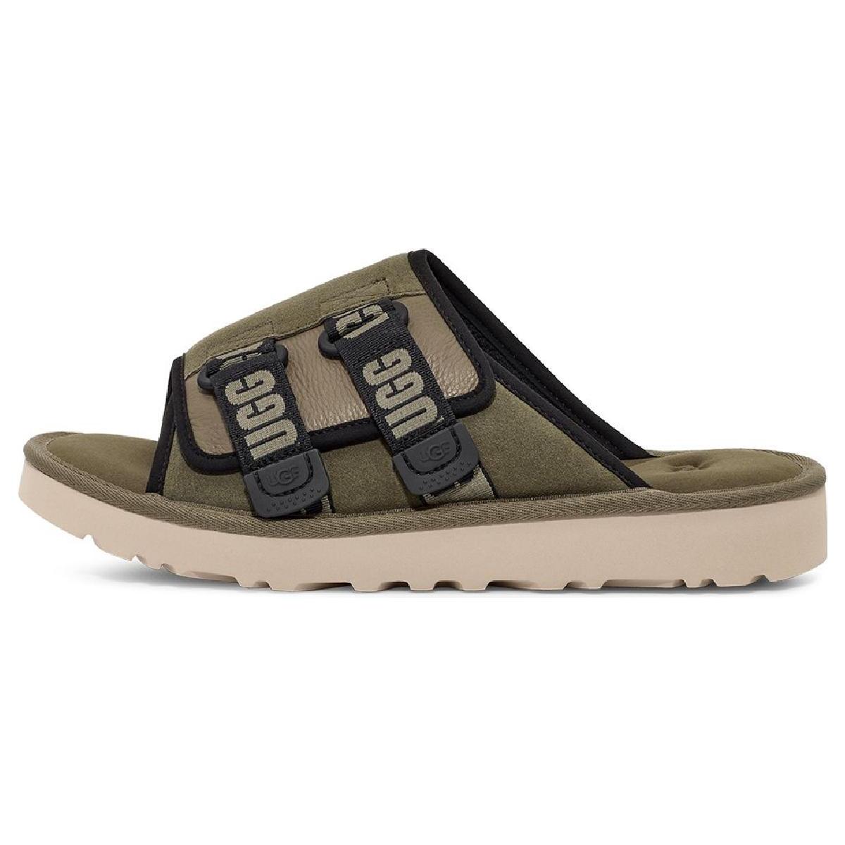 

New UGG Goldencoast Strap Slide Stylish Sandals Men s Moss Green 1142730-MSG 41