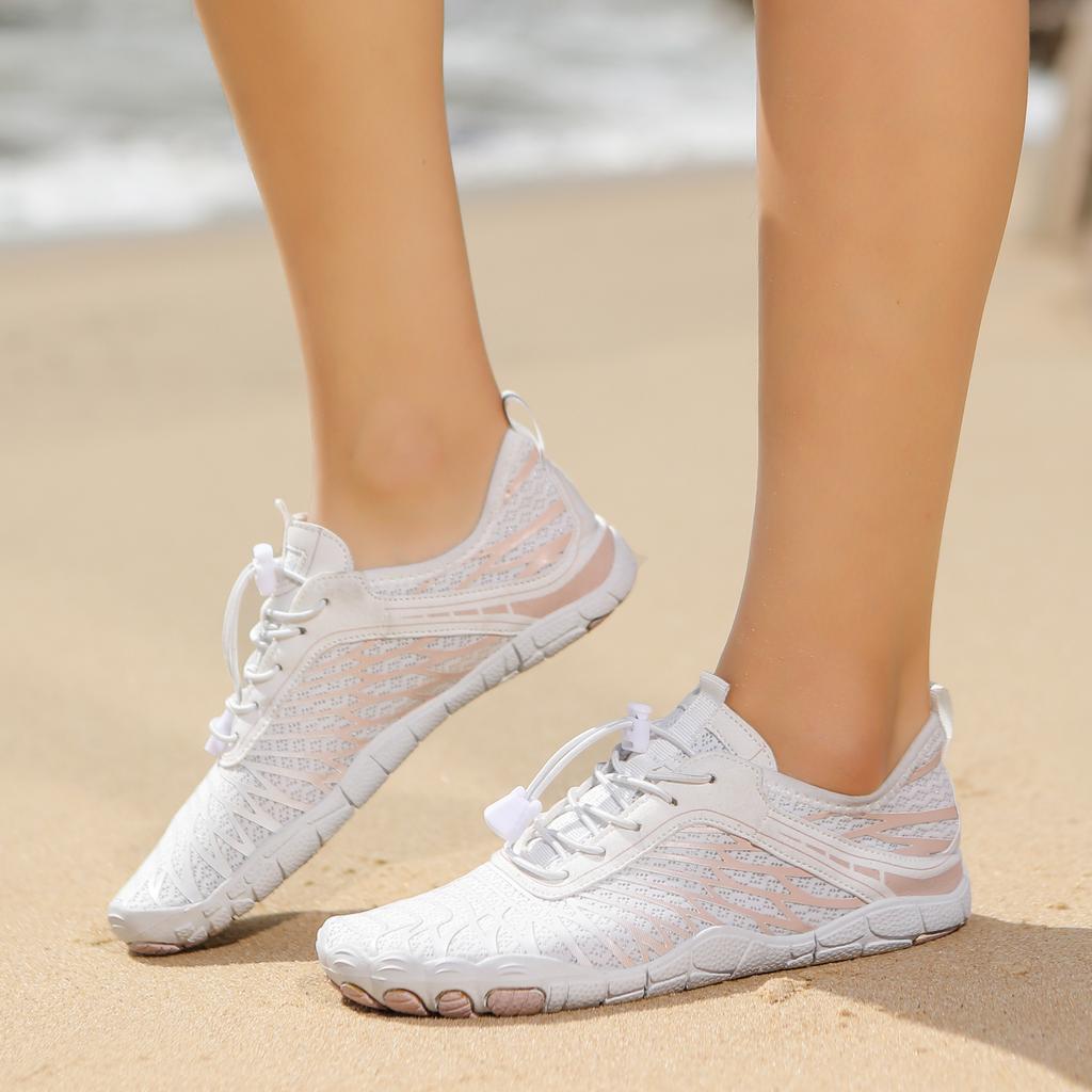 Outdoor Creek Shoes Wading Non-slip Beach Shoes Barefoot Diving Shoes Swimming Cycling Fitness Men's and Women's Five-finger Shoes
