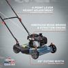 Benzin-Rasenmäher mit 4-Takt-Briggs & Stratton-Motor, Seitenauswurf, 5-stufige Einzelrad-Höhenverstellung