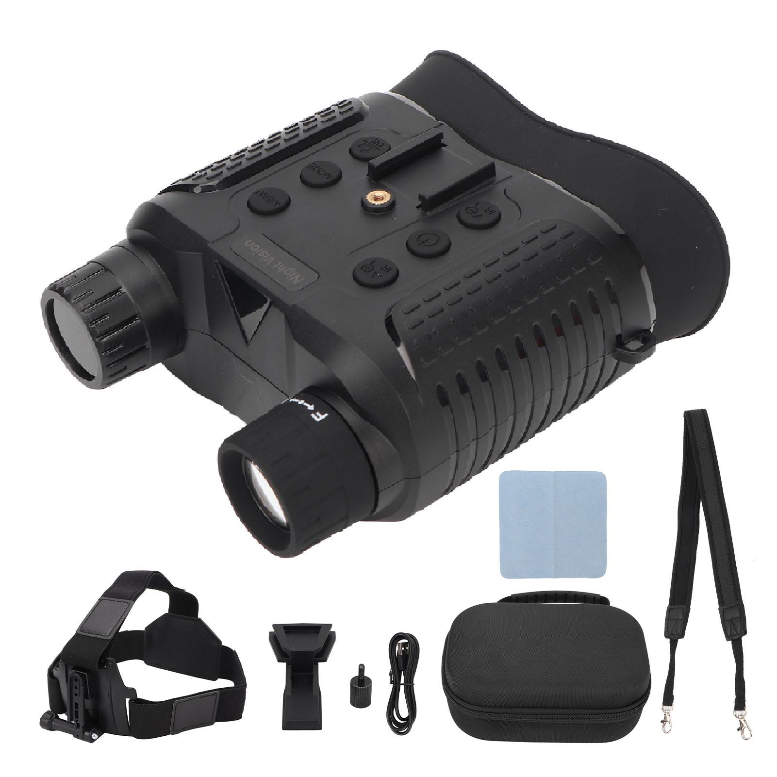 

Окуляри нічного бачення на голові для шолома HD цифровий 8-кратний інфрачервоний бінокль для зовнішнього використання