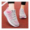 Schuhe Damen neue einfarbige Schuhe Lässig Studenten Atmungsaktiv bequem Fly-Woven Sneaker