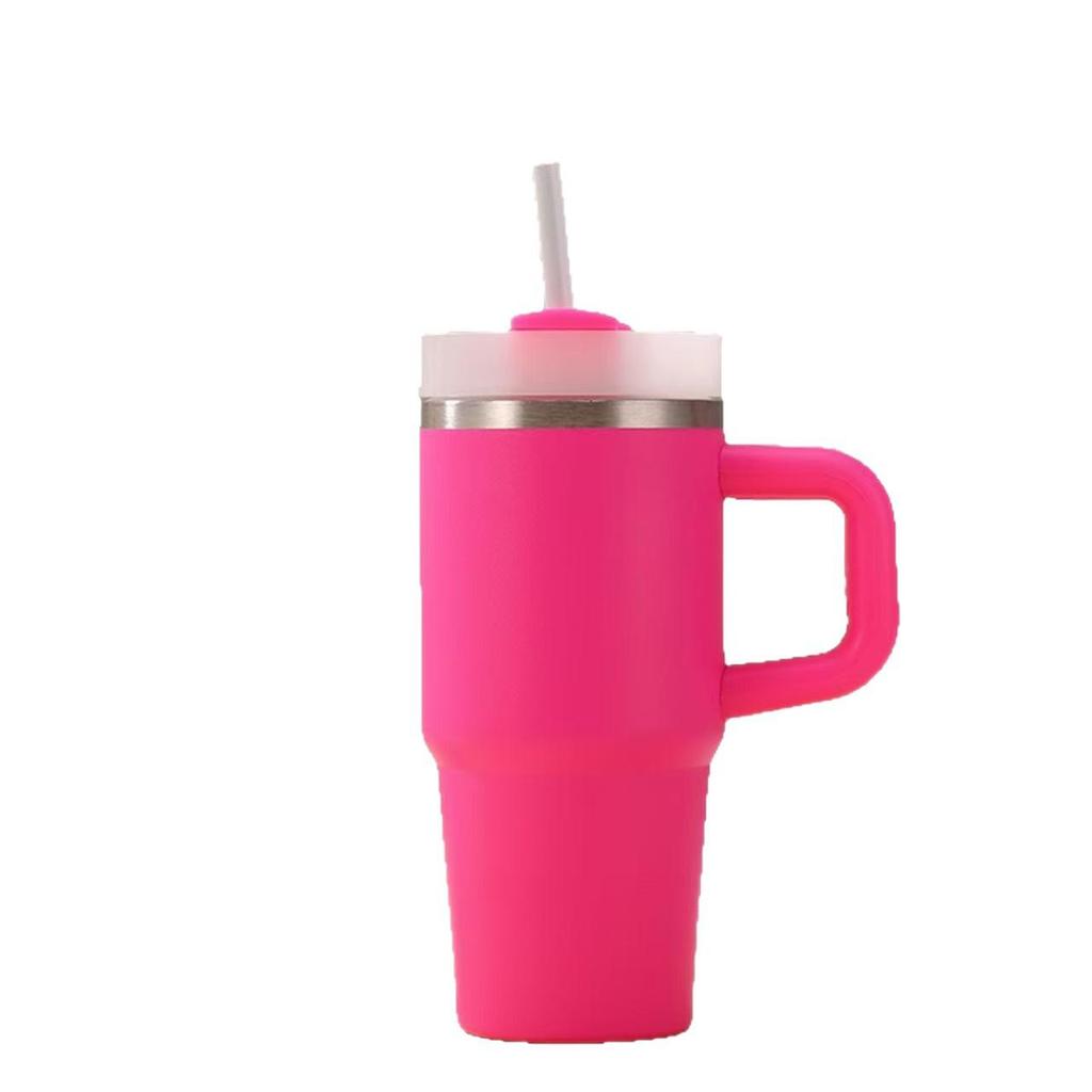 Stanley 14 oz isolierter Becher für das Auto mit Strohhalm