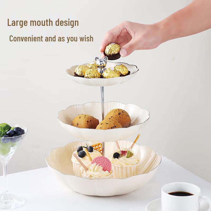 Baijie Decorative Snack & Fruit Serving Platter