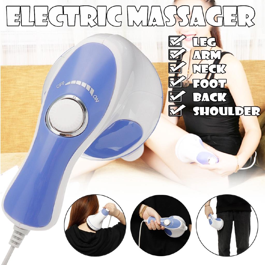 28W Full Body Massager Slimming Neck Shoulder Arm Back Leg Foot Four Massage Heads Massage Electric Massager