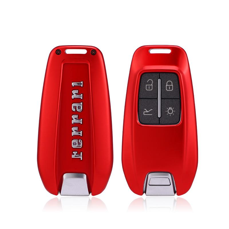 Coque de clé Ferrari 488/458/ST90 avec couvercle de protection et boucle