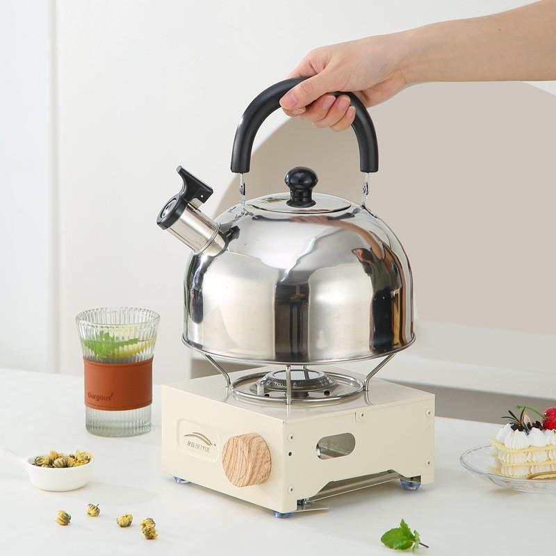 Stainless Steel Whistling Kettle Gas Stove Induction Cooktop 2.5L 3L 4L Modern Kitchen Water Boiler