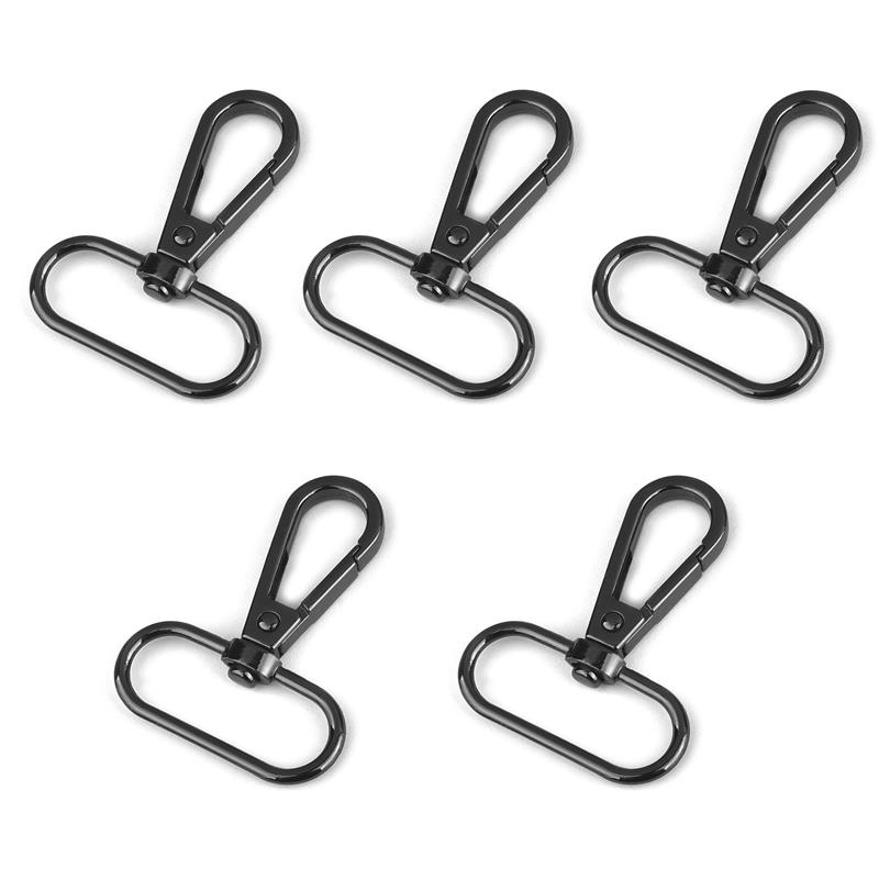 

5pcs 1.6/2/2.5/3.2/3.8cm Metal Bags Strap Buckles Lobster Clasp Collar Carabiner Snap Hook DIY KeyChain Bag Part Accessories 1.6CM
