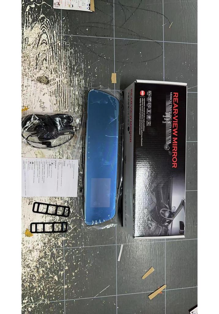 4.5-Inch WiFi Rearview Mirror Dash Cam, HD 1080P, Dual Front and Rear Recording