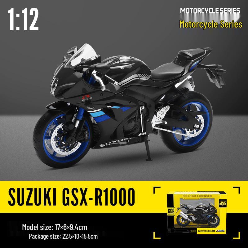 

Honda Suzuki GSX-R1000 Сплавная Игрушечная Модель Мотоцикла для Мальчиков чёрный