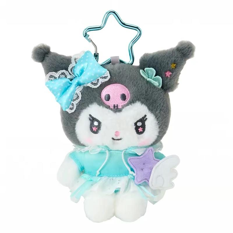 Sanrio Wish Angel Series Hello Kitty Big-Eared Dog Pudding Dog Keychain Plush Pendant Small Kurome