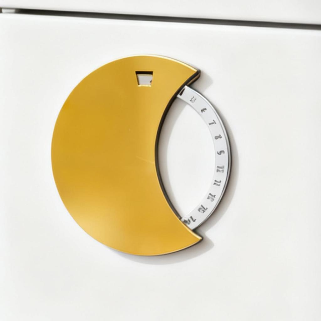 Christmas Calendar Countdown 30 Days Magnet Advent Moon Shape Rotatable Wheel Magnets Refrigerator For Various Holiday