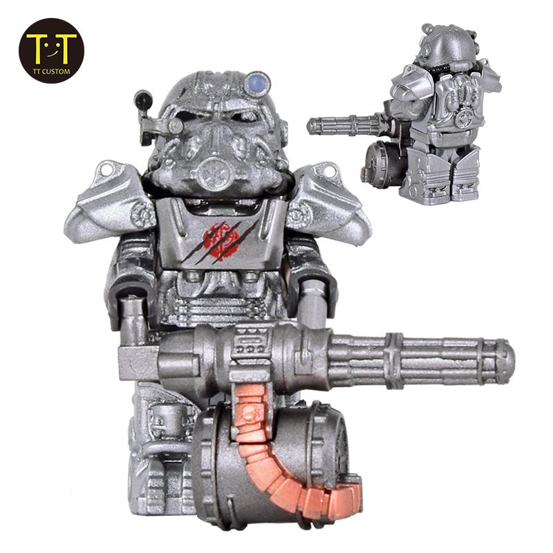 MOC Military X-01 Mech Anime Action fallouted Knights Bracket Scale Model Figures Weapons Robots Mecha Building Block Set Block Bricks Toy