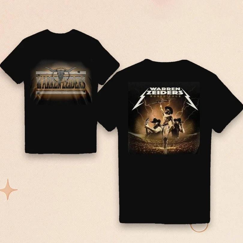 Warren Zeiders 2026 World Tour Thunder Two Sided T-Shirt Unisex T-Shirt S