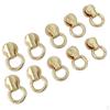 10 Pieces Rivet Back Screw Stud Connector for Wallet Chain Hardware