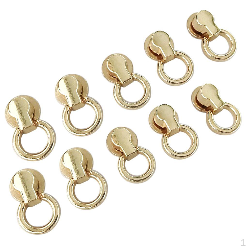 10 Pieces Rivet Back Screw Stud Connector for Wallet Chain Hardware