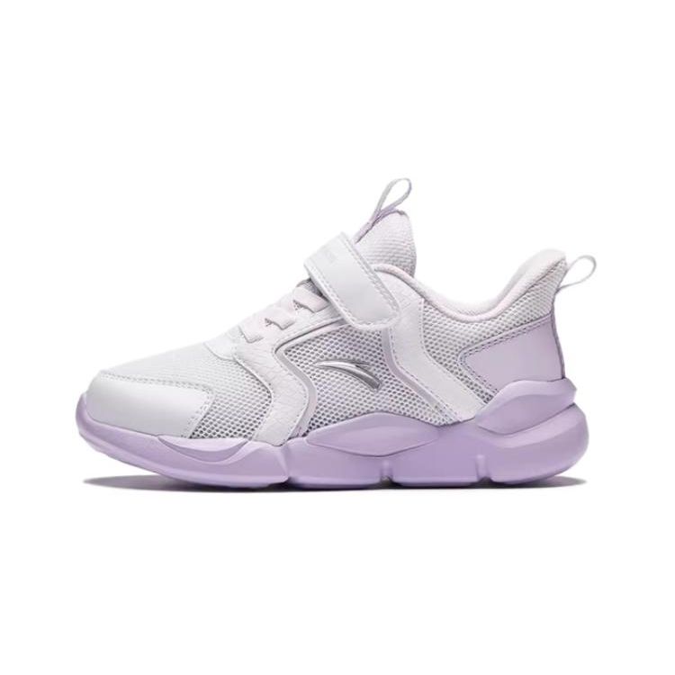 

Anta Comfortable Versatile Wear-Resistant Breathable Low-Top Kids Running Shoes Kids sneaker White Purple A322429922-1 28