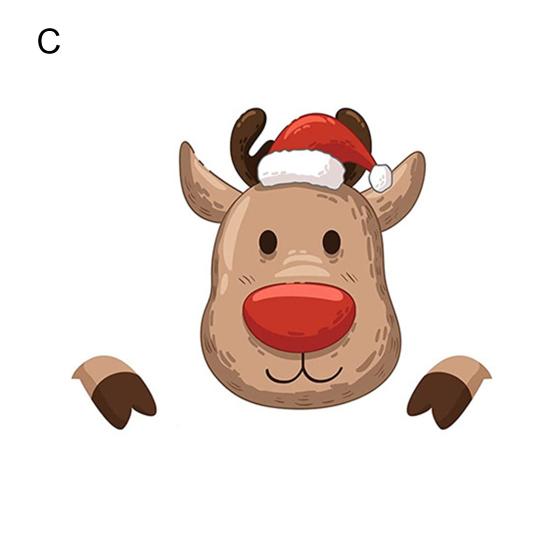 

Санта-Клаус забор Peeker влагостойкий прочный праздничный окружающий 3D садовый двор снеговик эльф забор Peeker для вечеринки