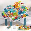 Large Multi-Functional Children's Building Blocks Table Educational Assembly Toy Study Desk for Boys And Girls Big Granular