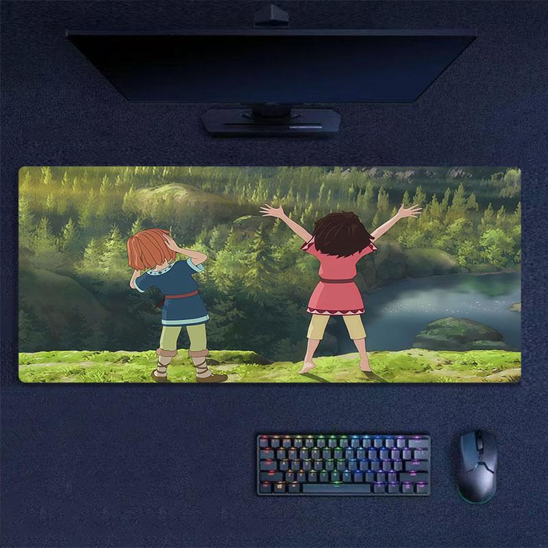 Ronja Mouse Pad, Large Gaming Desk Mat, Non-slip XXL Mousepad for Laptop & Tablet, Mini PC Playmat with Stitched Edges