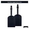 Thickened PU Leather Luggage Tag with Signature Card and Anti-Lost Features