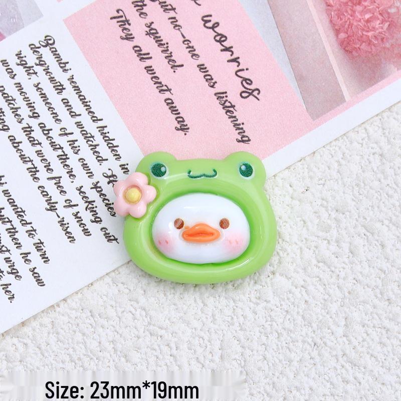 Resin DIY Jewelry: Cartoon Hair Clips & Crocs Charms – Fruit & Animal Styles