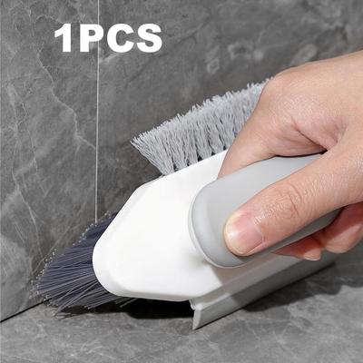 1PCS 4 In 1 Ceramic Tile Wall Corner Without Dead Corner Brush Scraping Brush Bathroom Toilet Crevice Cleaning Brushes