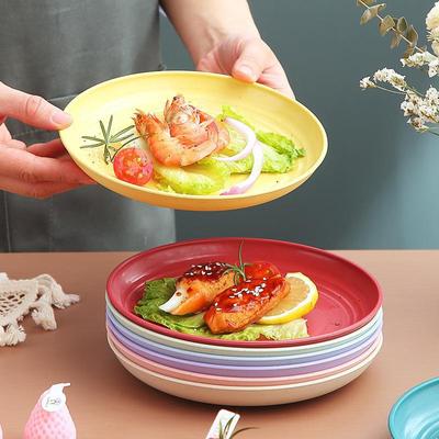 Japan Domestic Bone Spit Plate, Lovely Plastic Small Plate, Wheat Straw Dinner Plate Dishes  Prato De Refeição De Palha De Trigo