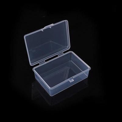 Cutie de depozitare transparentă dreptunghiulară pentru șuruburi, chei și agrafe