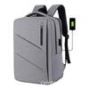 TS JYL laptop bag,Multi-Layer Laptop Backpack USB Simple Men School Bag