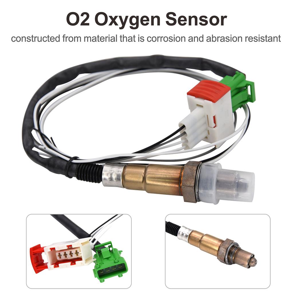2" 52mm Air Fuel Ratio Gauge Blue/Red LED AFR Meter Display With Narrowband O2 Oxygen Sensor 0258006028 for Gasoline Racing Car