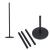 Camping Lantern Stand Collapsible 4 Sections Camping Lamp Pole with Base Aluminum Alloy Light Bracket for Outdoor Picnic