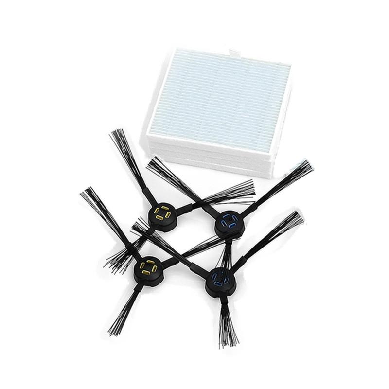 Vacuum Cleaner Side Brushes Dust Primary HEPA Filter Mop Cloths Rags for ZACO V80 V85 Robotic Vacuum Cleaner Parts Replacement