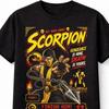 Scorpion Mortal Kombat Get Over Here Arcade TShirt Fighter Unisex TShirt