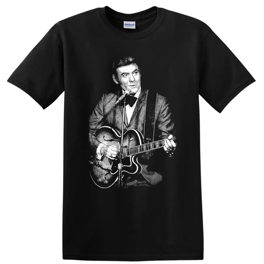 Carl Perkins T Shirt Rock Legend Guitar Player Silhouette Music Fan Tee Gift