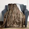 Wooden Texture Flannel Blanket Throw Blanket Soft Warm Sofa Bed Camping Home Decor Unique Christmas Gift C926969