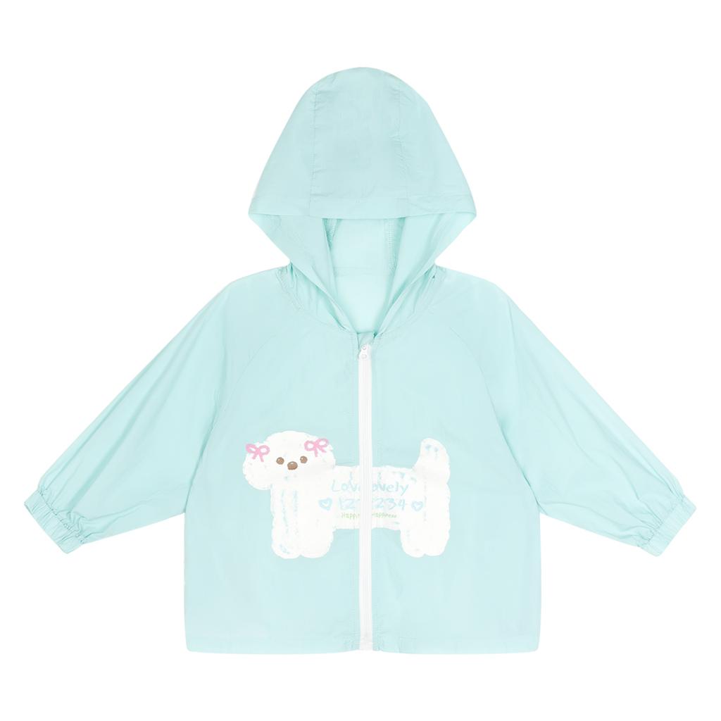 LUSON Children's Clothing Children's Summer Cartoon Hooded Sunscreen Jacket
