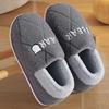 Cotton slippers winter bag and indoor home fleece warm cotton mop home non-slip large size slippers