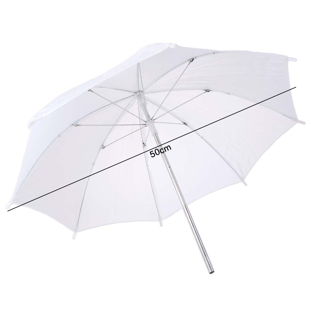 Metal Handle Photography Umbrella 50cm/ 20Inch Photography Light Reflector Photo Studio
